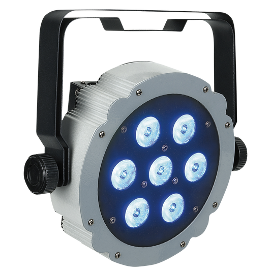 Compact Par 7 Q4, LED-par 7 × 4 W RGBW, grå
