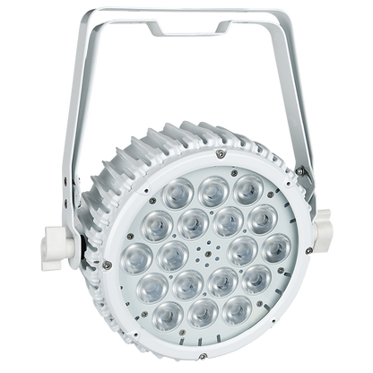 Compact Par 18 MKII, LED-par 18 × 3 W RGB, vit