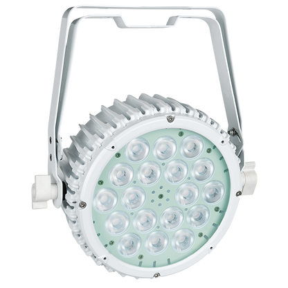 Compact Par 18 MKII, LED-par 18 × 3 W RGB, vit