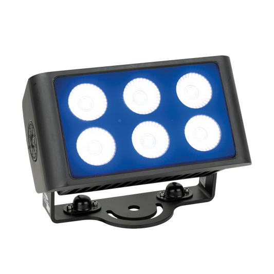 Cameleon Flood 6 Q6 Tour, RGBWA-UV LED-flood 6 × 10 W, IP65