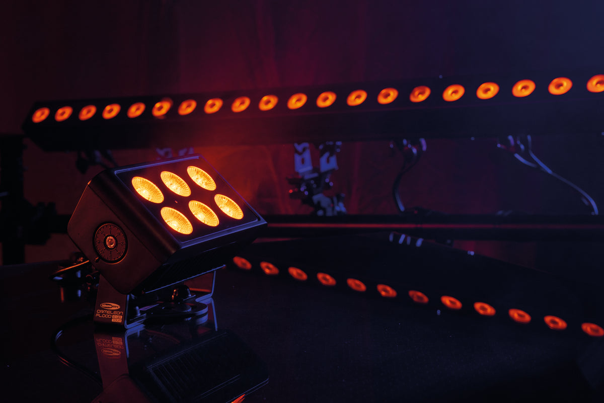 Cameleon Flood 6 Q6 Tour, RGBWA-UV LED-flood 6 × 10 W, IP65