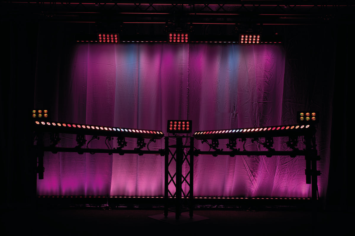 Cameleon Flood 6 Q6 Tour, RGBWA-UV LED-flood 6 × 10 W, IP65