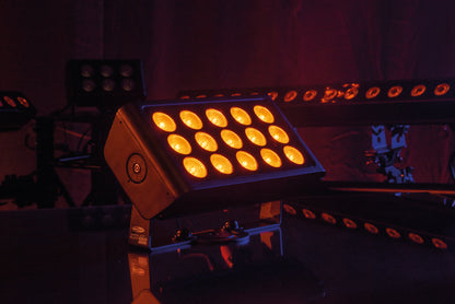 Cameleon Flood 15 Q6 Tour, RGBWA-UV LED-flood 15 × 10 W, IP65