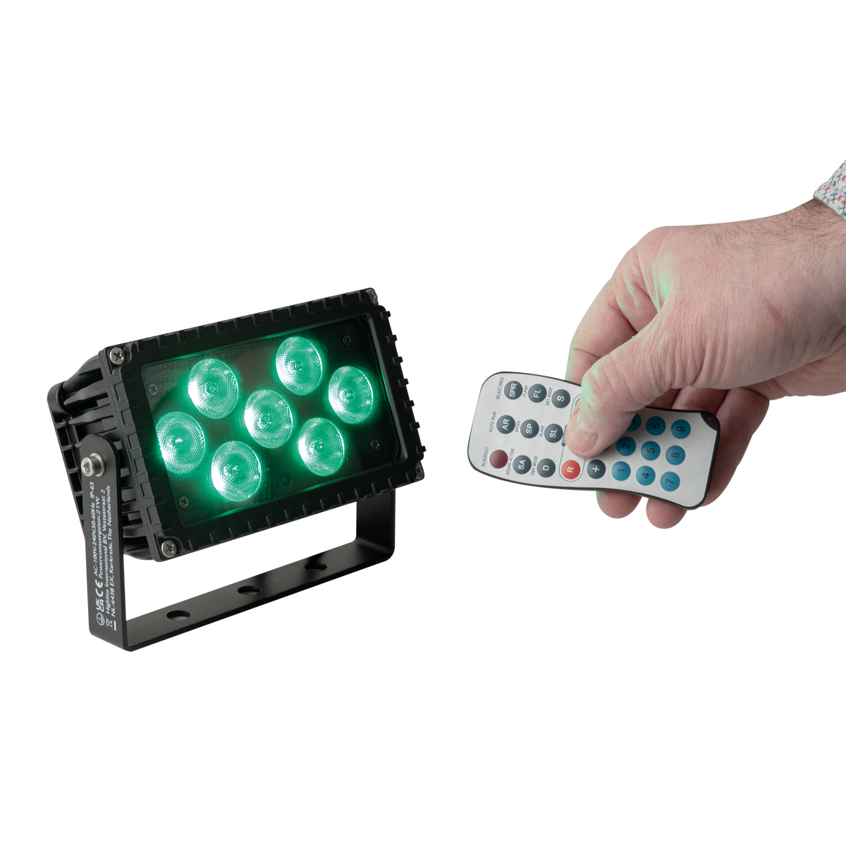 Cameleon Flood 7/3 RGB, RGB LED-flood 7 × 3 W, IP65