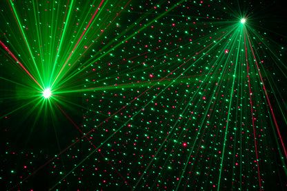 Firestorm, 4-i-1-effekt med wash, derby, strobe och laser