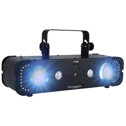 Dynamica Compact, 4-i-1-effekt med beam, strobe, UV och laser