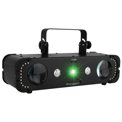 Dynamica Compact, 4-i-1-effekt med beam, strobe, UV och laser