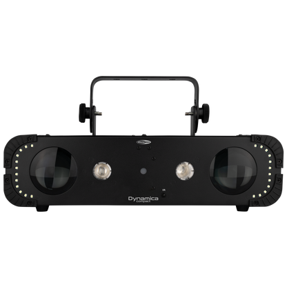 Dynamica Compact, 4-i-1-effekt med beam, strobe, UV och laser