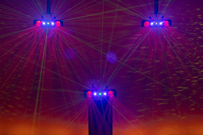 Dynamica Compact, 4-i-1-effekt med beam, strobe, UV och laser