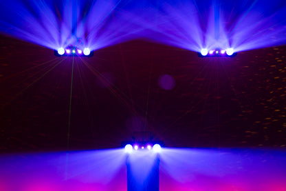 Dynamica Compact, 4-i-1-effekt med beam, strobe, UV och laser