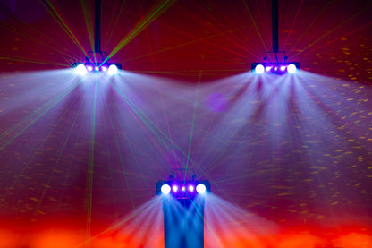 Dynamica Compact, 4-i-1-effekt med beam, strobe, UV och laser