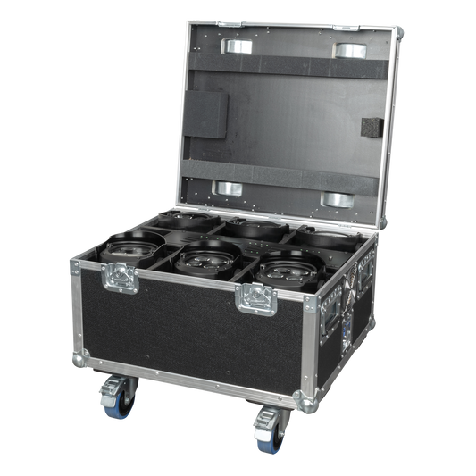 EventSpot 1600 Q4 Set, 6 st i laddningscase, svart