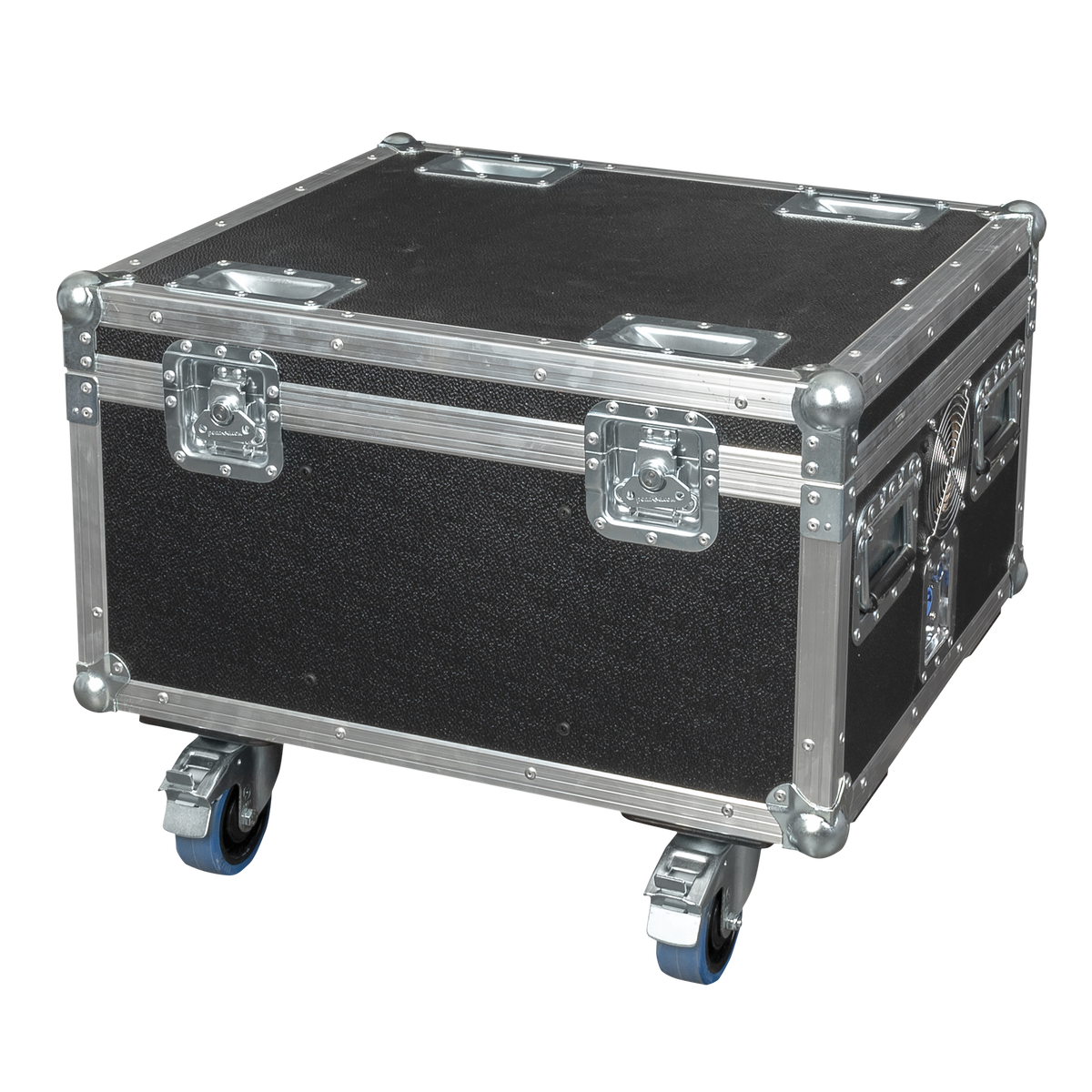 EventSpot 1600 Q4 Set, 6 st i laddningscase, borstad aluminium