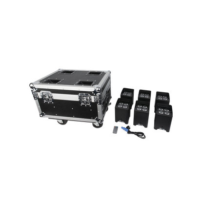 EventLITE 4/10 Q6 Set, 6 st i laddningscase