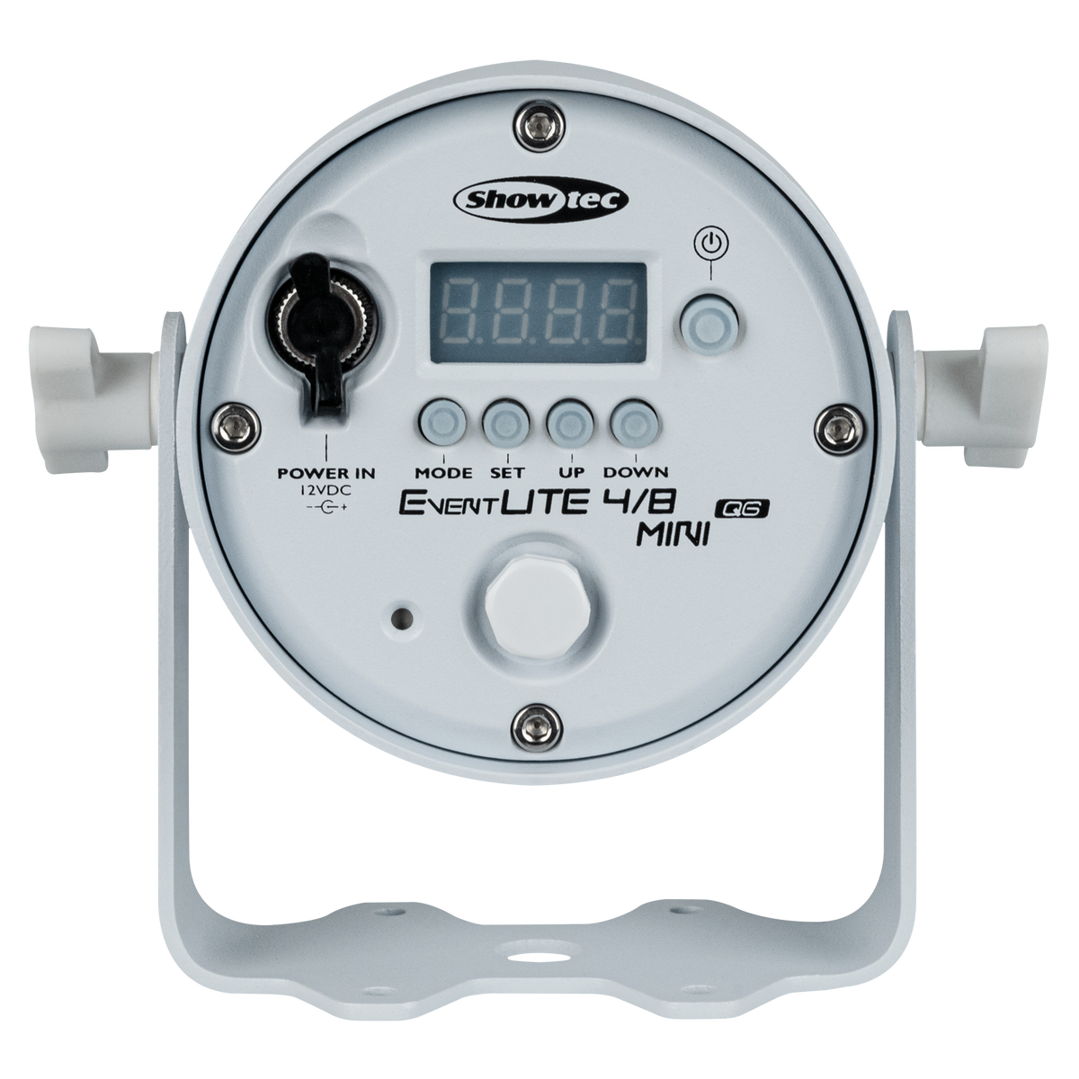 EventLITE 4/8 Mini Q6, batteridriven spot IP65, vit
