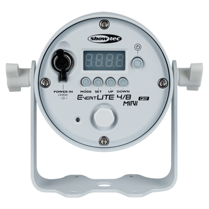 EventLITE 4/8 Mini Q6, batteridriven spot IP65, vit