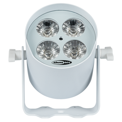 EventLITE 4/8 Mini Q6, batteridriven spot IP65, vit