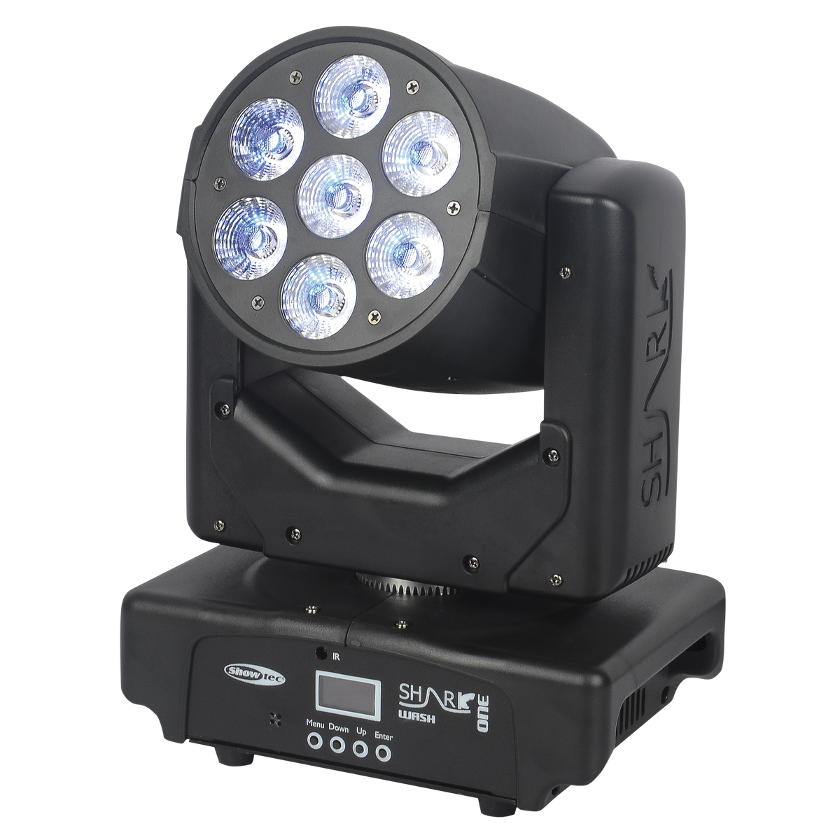 Shark Wash One, RGBWA-UV LED-wash-moving head 7 × 12 W