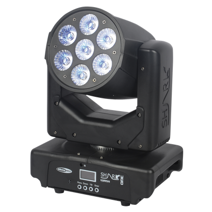Shark Wash One, RGBWA-UV LED-wash-moving head 7 × 12 W