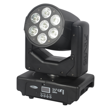 Shark Wash One, RGBWA-UV LED-wash-moving head 7 × 12 W