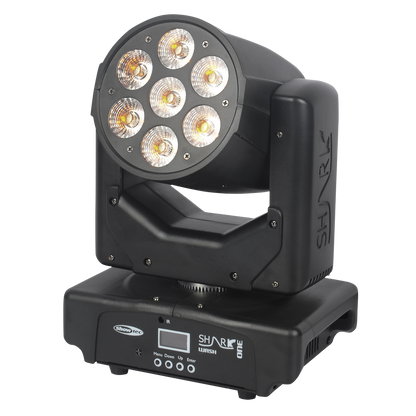 Shark Wash One, RGBWA-UV LED-wash-moving head 7 × 12 W