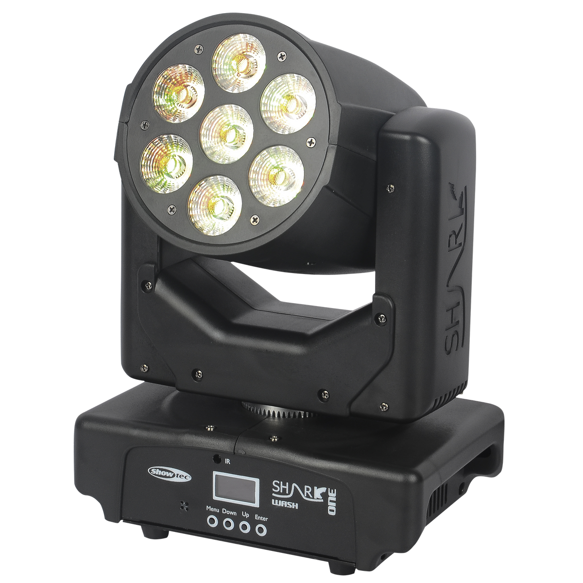 Shark Wash One, RGBWA-UV LED-wash-moving head 7 × 12 W