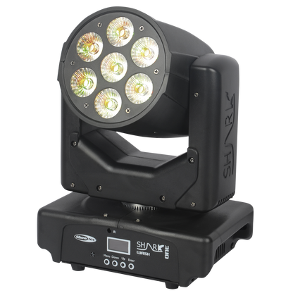 Shark Wash One, RGBWA-UV LED-wash-moving head 7 × 12 W