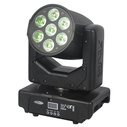 Shark Wash One, RGBWA-UV LED-wash-moving head 7 × 12 W