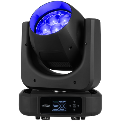 Xpression 2000W WashBeam, svart, RGBW LED-wash-moving head