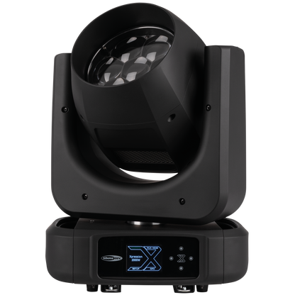 Xpression 2000W WashBeam, svart, RGBW LED-wash-moving head