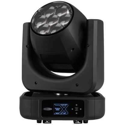 Xpression 2000W WashBeam, svart, RGBW LED-wash-moving head
