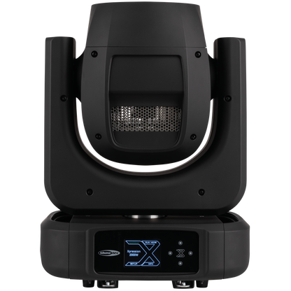 Xpression 2000W WashBeam, svart, RGBW LED-wash-moving head