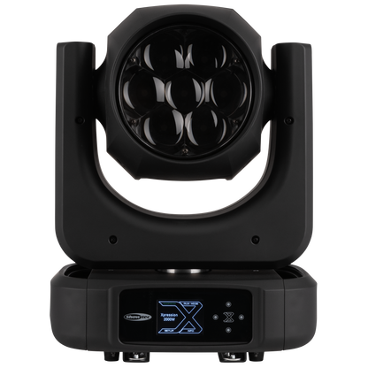 Xpression 2000W WashBeam, svart, RGBW LED-wash-moving head