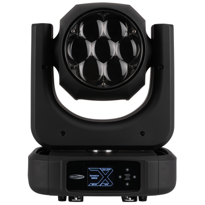 Xpression 2000W WashBeam, svart, RGBW LED-wash-moving head