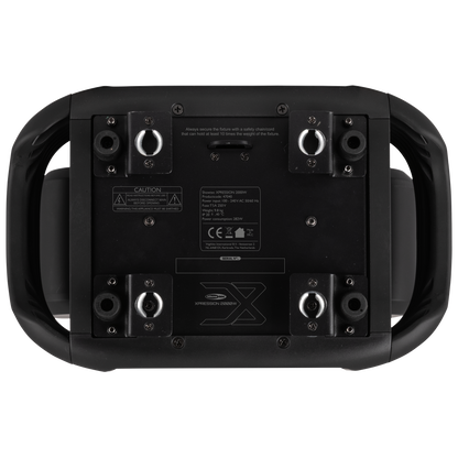 Xpression 2000W WashBeam, svart, RGBW LED-wash-moving head