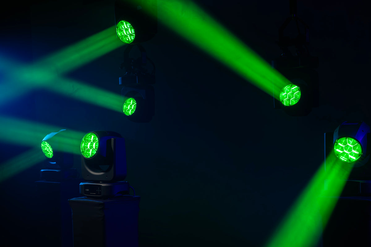 Xpression 2000W WashBeam, svart, RGBW LED-wash-moving head