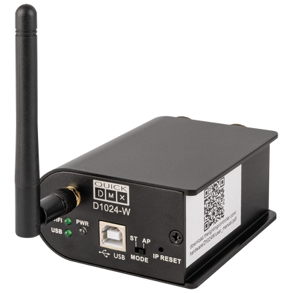 Quick DMX D1024-W DMX-gränssnitt, USB och wifi