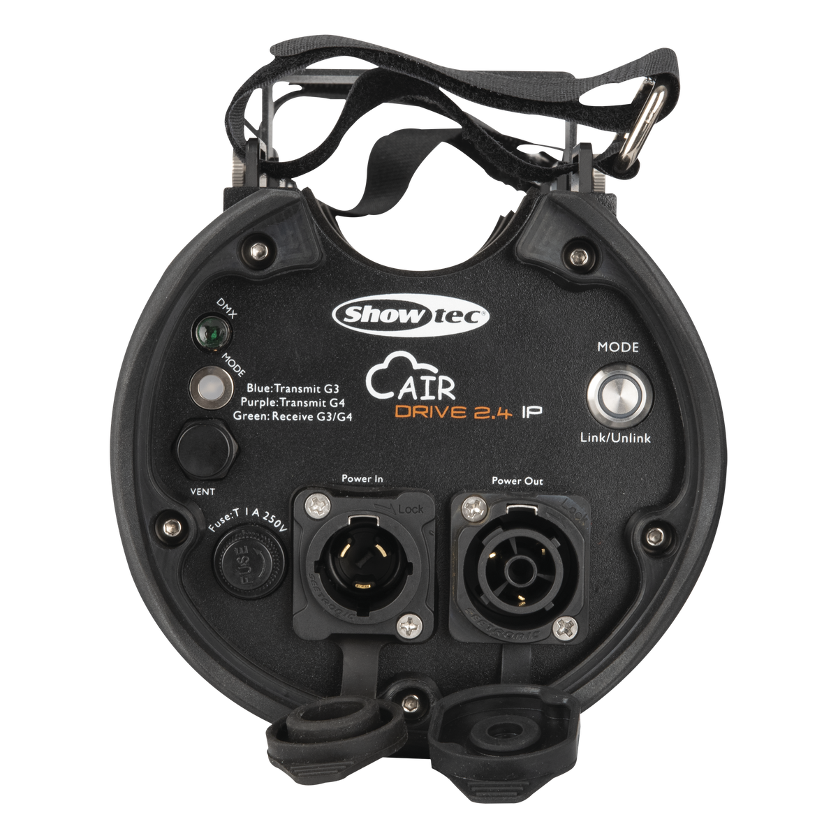 AirDrive 2.4 IP trådlös DMX-transceiver, 5-polig XLR