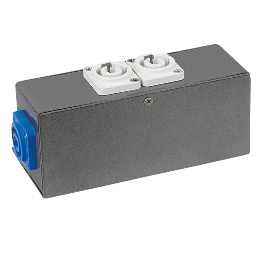 Powerport 3, powerCON in – 3× powerCON ut