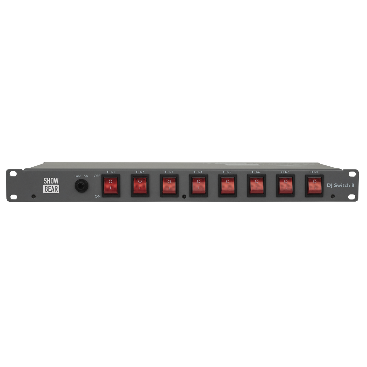 DJSwitch 8 strömpanel med 8 kanaler