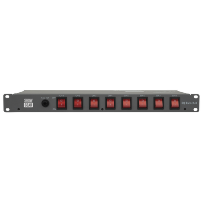 DJSwitch 8 strömpanel med 8 kanaler