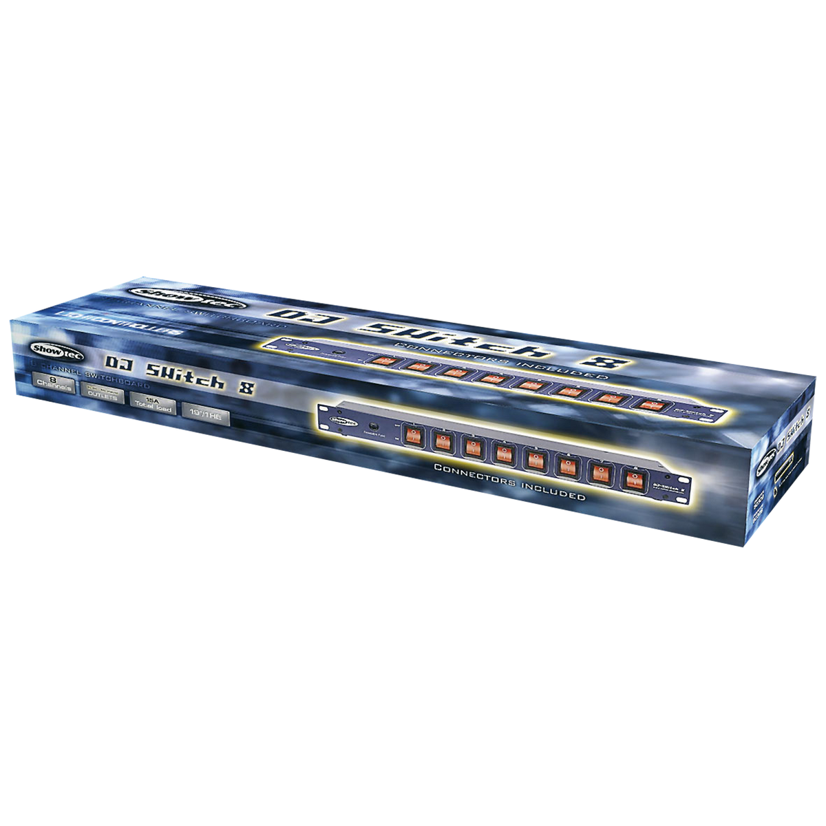 DJSwitch 8 strömpanel med 8 kanaler