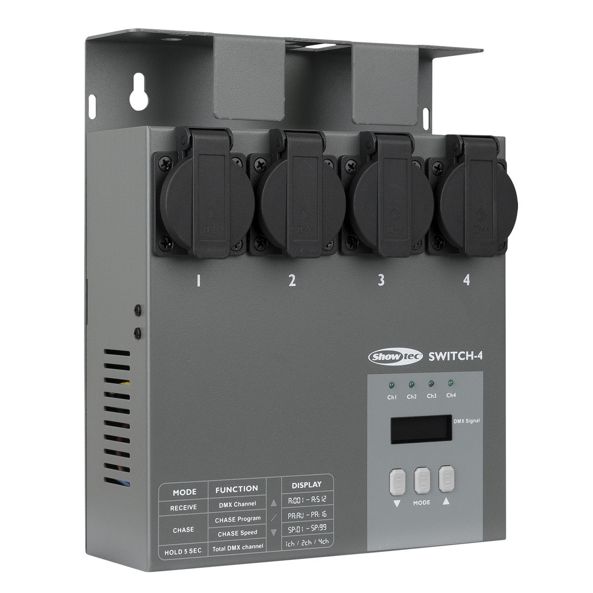MultiSwitch DMX512 switchpack, 4 kanaler