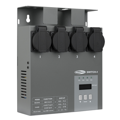 MultiSwitch DMX512 switchpack, 4 kanaler