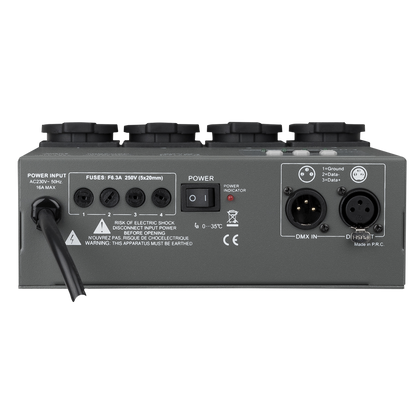 MultiSwitch DMX512 switchpack, 4 kanaler