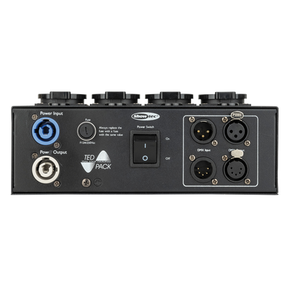 TED Pack LC dimmerpack, 4 kanaler med lokala faders