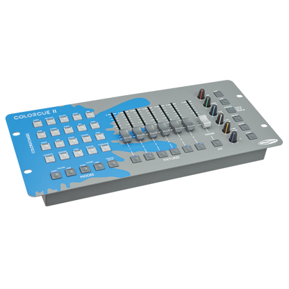 ColorCue 2 LED-ljusbord, 6 faders, 6 färger