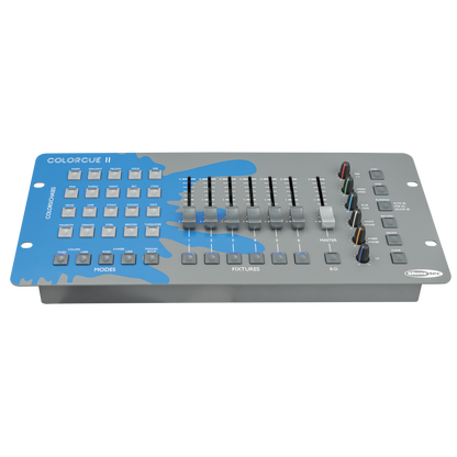ColorCue 2 LED-ljusbord, 6 faders, 6 färger