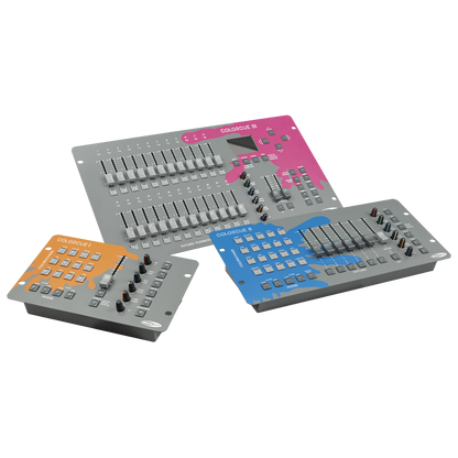ColorCue 2 LED-ljusbord, 6 faders, 6 färger
