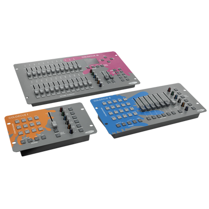 ColorCue 2 LED-ljusbord, 6 faders, 6 färger